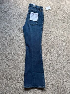 Good American Dark Blue Flare Jeans